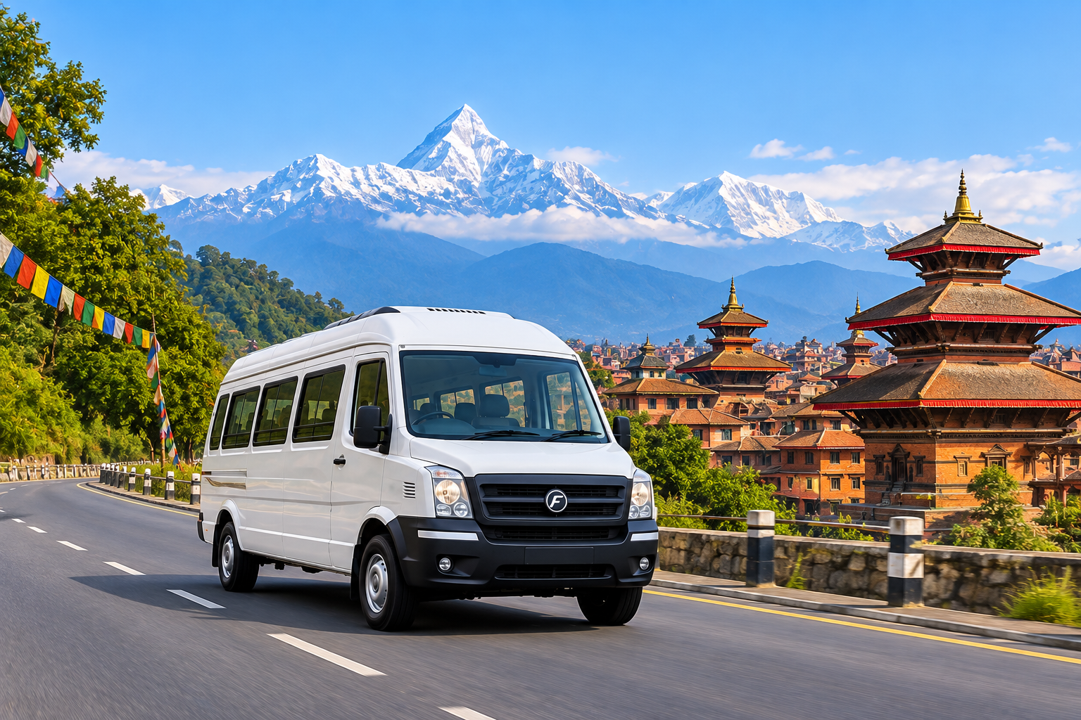 Delhi to Nepal Tempo Traveller Package
